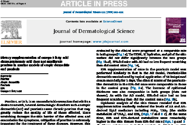 Publication in International Academic Journals