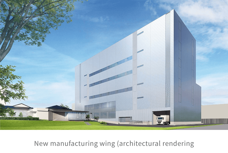 New manufacturing wing (architectural model)