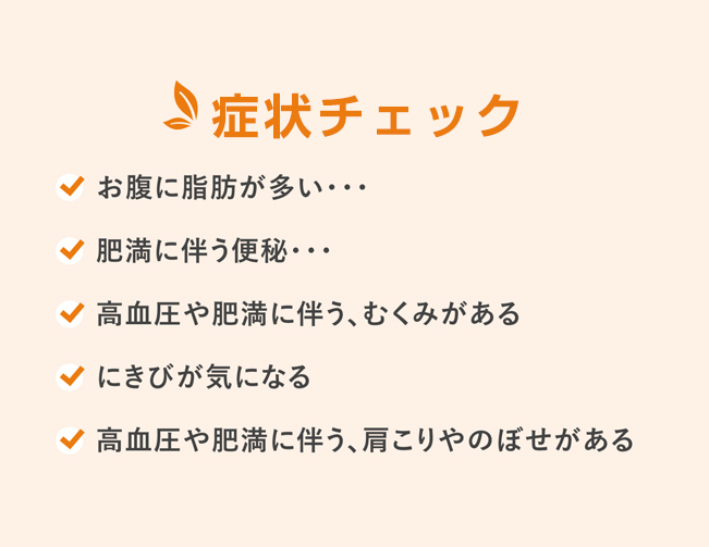 症状チェック