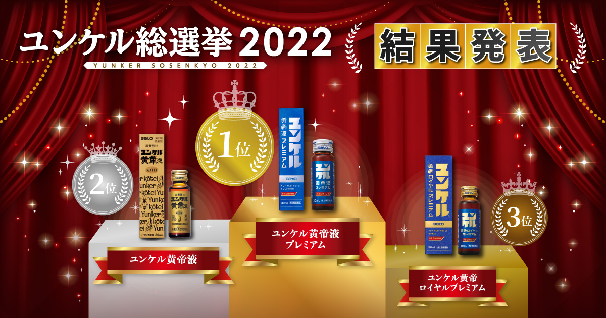 ユンケル総選挙2022　結果発表　イメージ